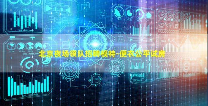 北京夜场领队招聘模特-便衣公平试房